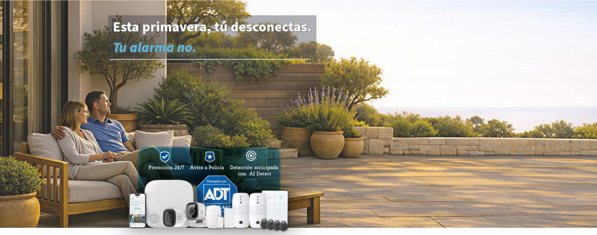 Equipamiento de Alarma Inteligente ADT - HR Informática